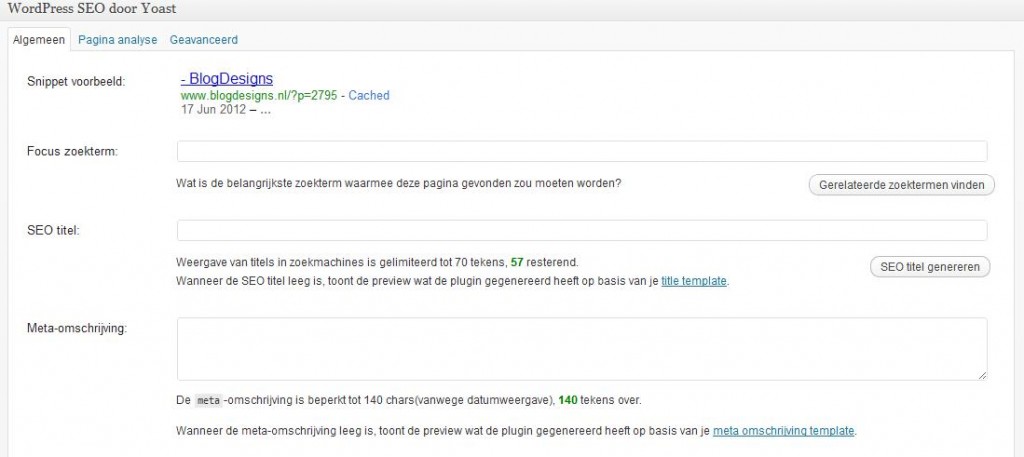 WordPress SEO zoekmachine optimalisatie 2