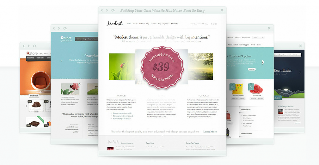 Elegant themes wordpress themas