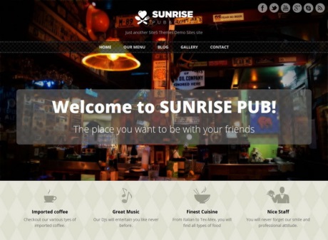 Sunrise thema wordpress