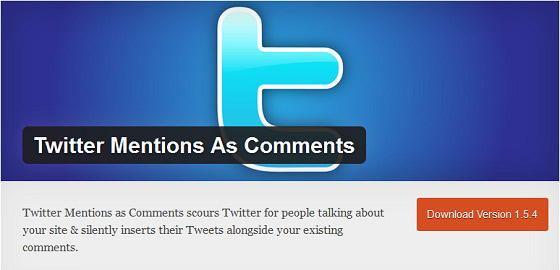 Twitter Mentions as Comments voor WordPress