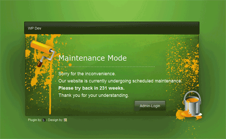 WP Maintenance Mode voor WordPress