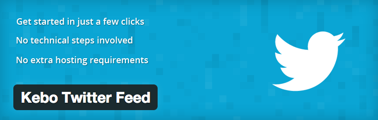 Kebo Twitter feed voor wordpress