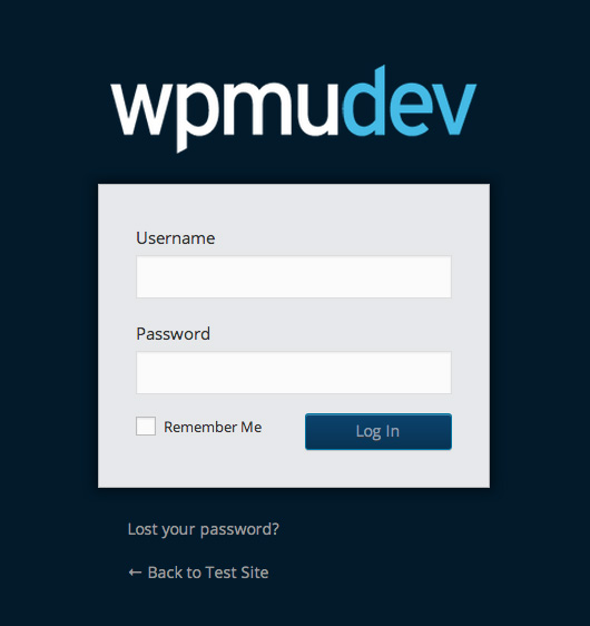 persoonlijke WordPress inlogpagina code hulp