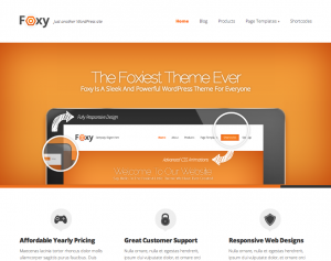 Foxy WordPress Thema