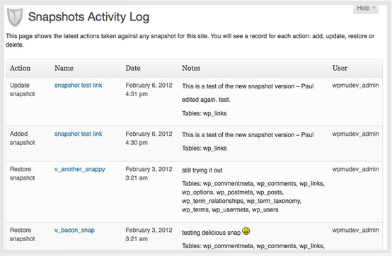 Snapshot plugin - backup voor je wordpress website
