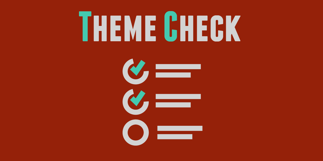 WordPress theme check plugin voor het checken van je thema