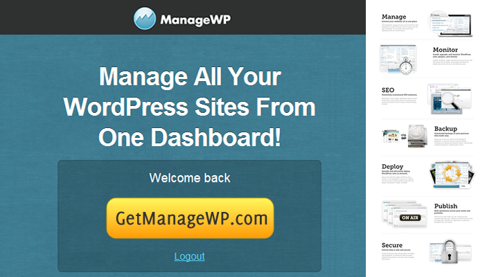 ManageWP voor wordpress - al je wordpress website beheren vanaf een tool