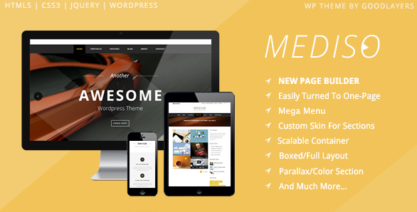 Mediso zakelijk WordPress thema