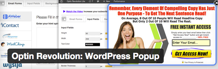 Optin Revolution WordPress Popup