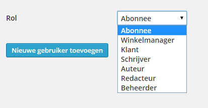 WordPress kennisbank - uitleg over de verschillende gebruikers rollen
