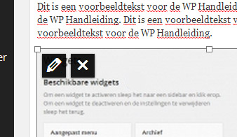 Afbeelding bewerken in WordPress