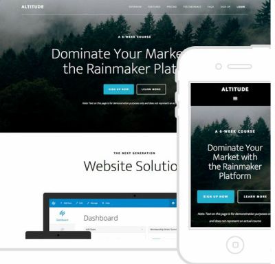 Altitude Pro Theme wordpress thema