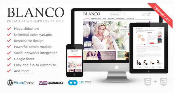 Blanco - Responsive WordPress Woo:E-Commerce Theme