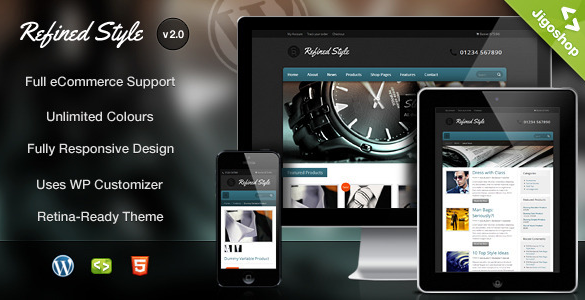 Refined Style - WordPress Jigoshop eCommerce Theme