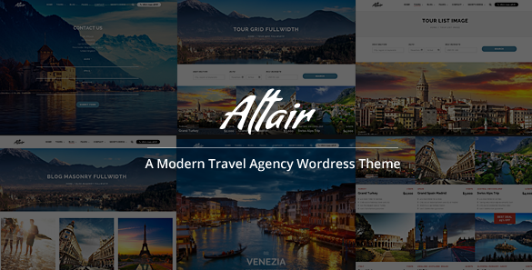 Altair Responsive Travel/Tour Agency Theme