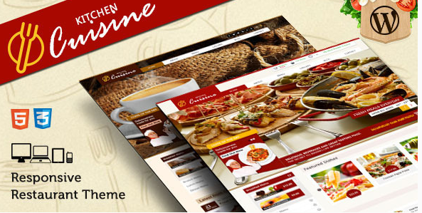 Kitchen Cuisine - Restaurants & Café WP Theme