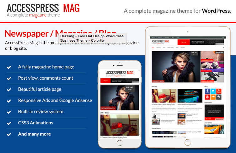 AccesPress Mag WordPress Thema