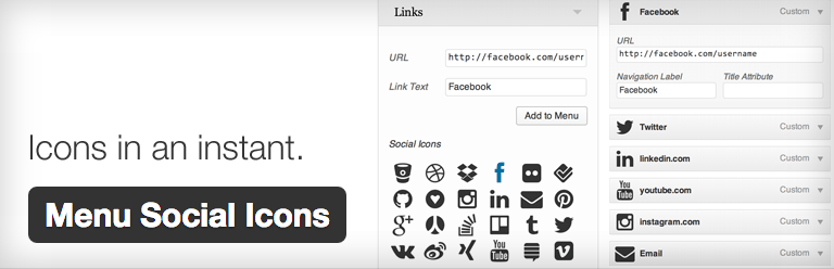 Social media toevoegen aan je wordpress menu