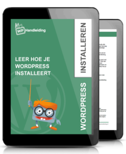 WordPress hulp met installeren van Wordpress websitet