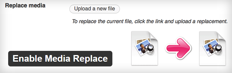 Enable Media Replacement in WordPress plugin