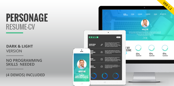 Personage - Easy Setup CV Resume