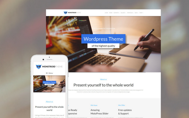 Monstroid WordPress Theme