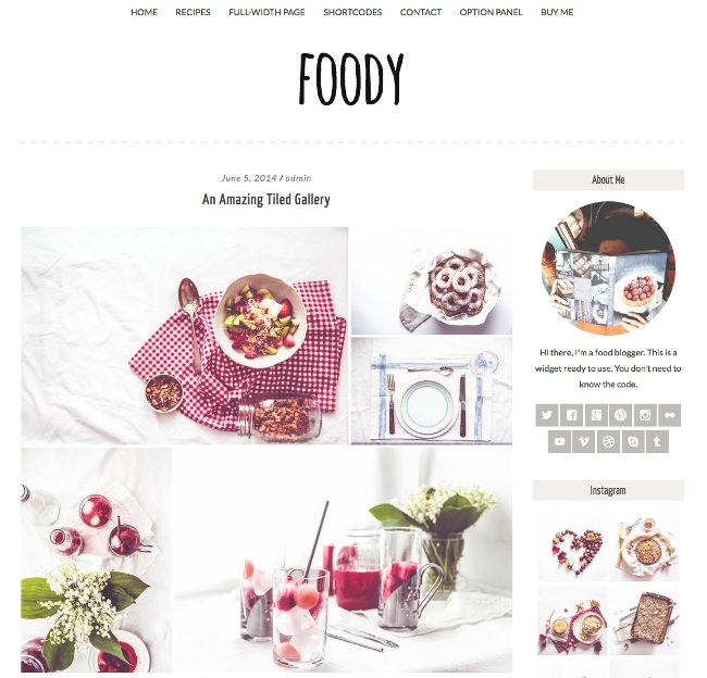 food blog