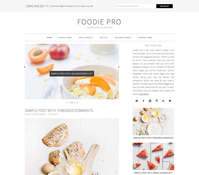 food blog