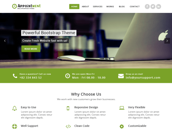 groene wordpress thema's