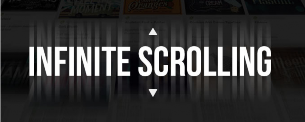 infinite scroll