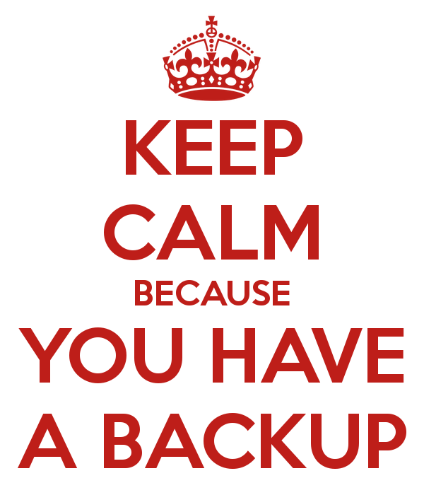 Backup is essentieel