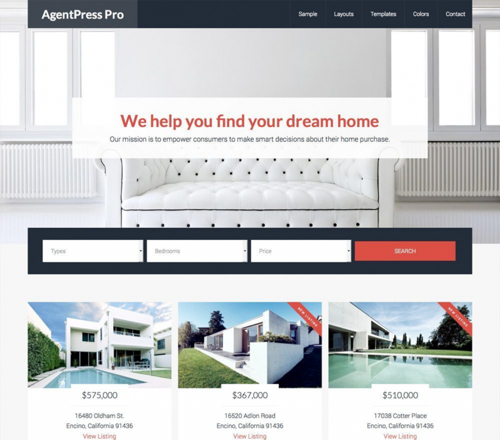 WordPress thema's voor makelaars