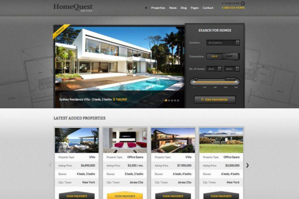 WordPress thema's voor makelaars