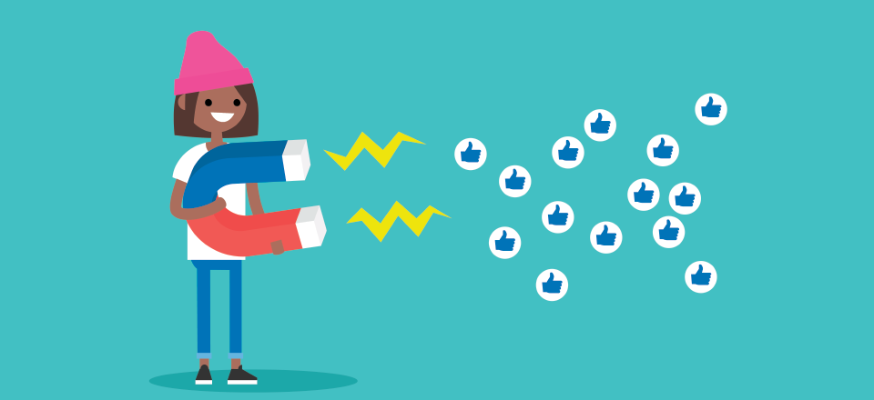 social media knoppen