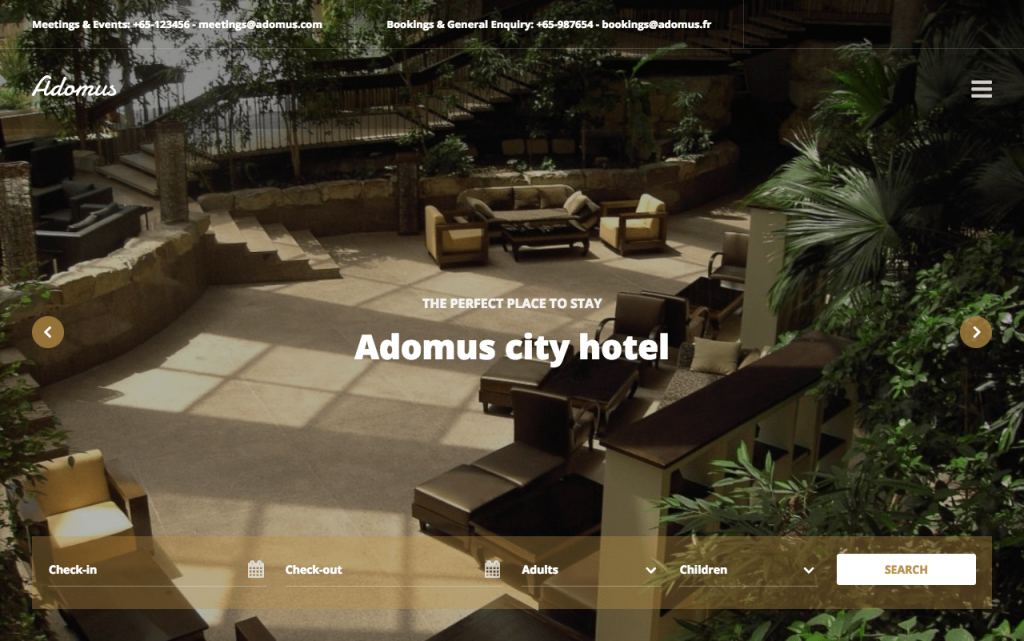 WordPress thema's voor hotels