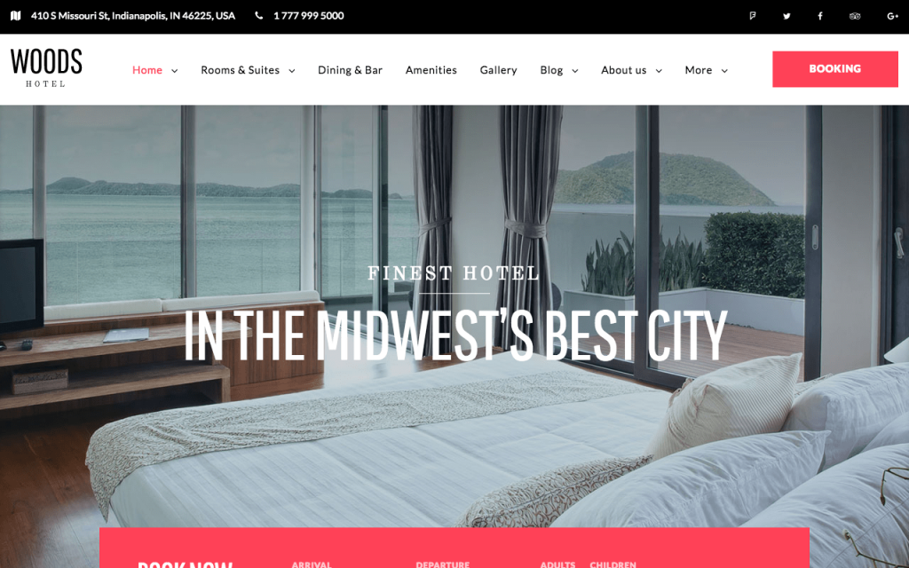 WordPress thema's voor hotels