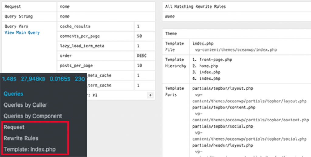 wordpress query monitor