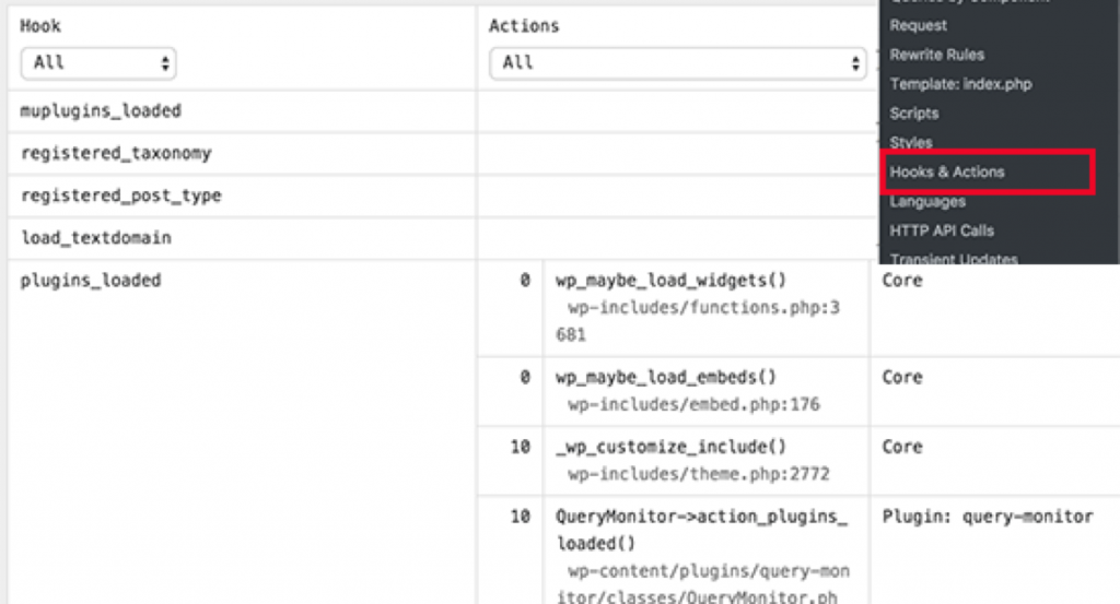 wordpress query monitor