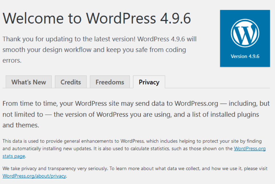 wordpress 4.9.6 beta 1