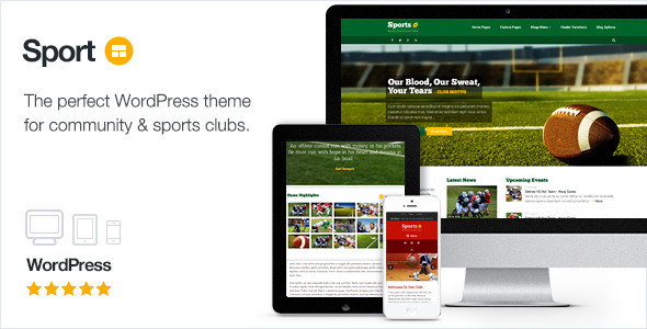 WordPress thema's voor sportclubs