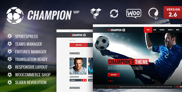 WordPress thema's voor sportclubs