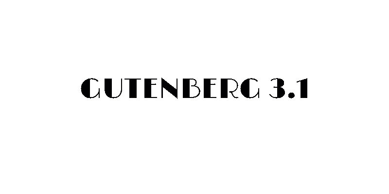 gutenberg 3.1