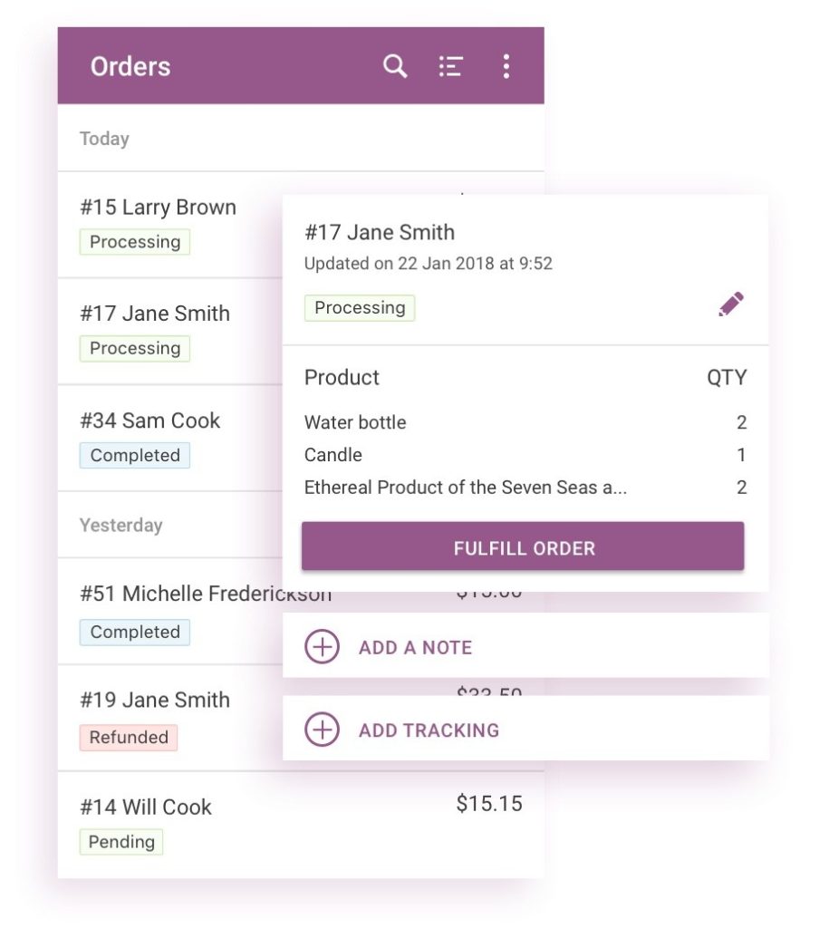 woocommerce app voor android