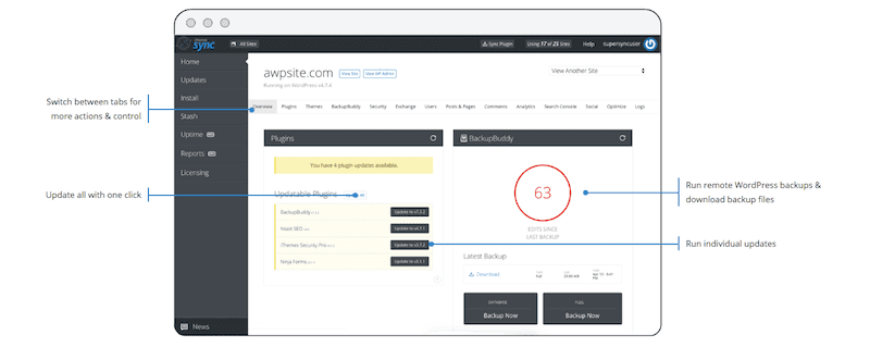 meerdere WordPress installaties beheren