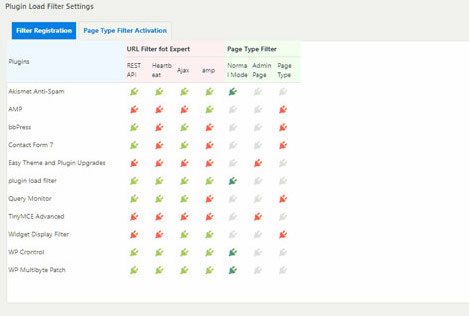 plugin load filter