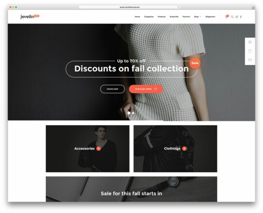 Woocommerce theme Jevelin download