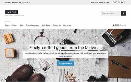 Beste Woocommerce thema Latest