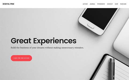 Digital pro template
