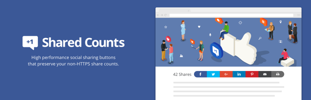 shared counts for social media