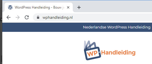 favicon van wphandleiding.nl